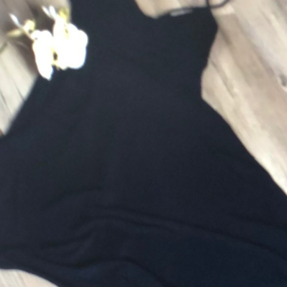 Spaghetti strap dress black 10